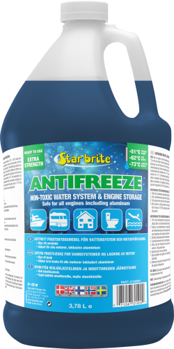 Star brite Anti Freeze -73 3,78 gal myrkytön pakkasneste vihreä laimennettava - Veneen Pesu- & hoitoaineet - D259452 - 1