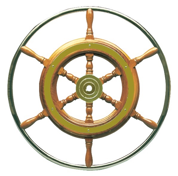 Steering wheel w/SS ring 52 cm - Ohjauspyörät - D228382 - 1