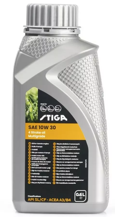 STIGA RUOHONLEIKKURIÖLJY SAE10W-30 0,6L - Stiga Öljyt - 65532 - 1