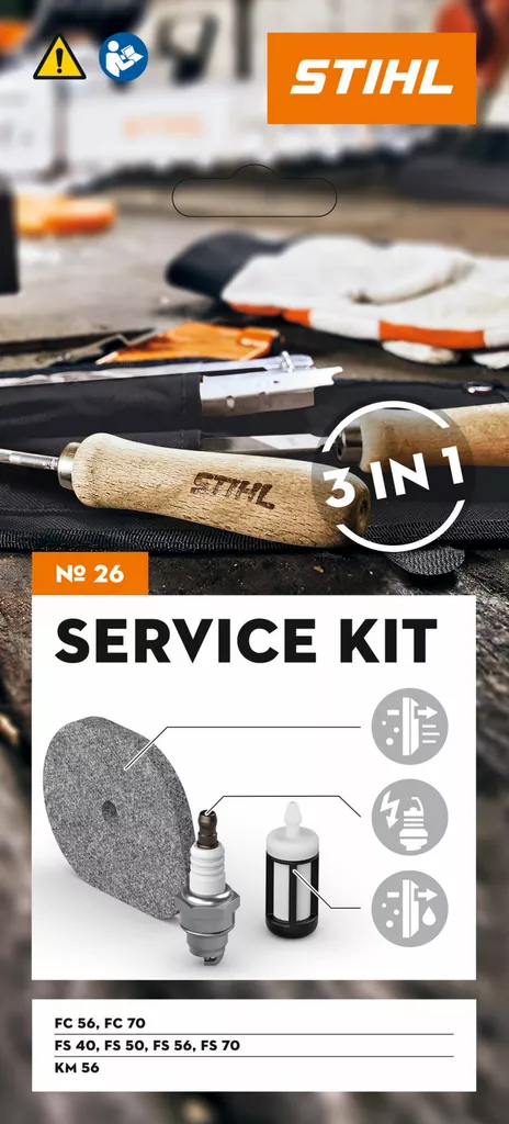 STIHL TRIMMERIN HUOLTOSARJA (FS56, 70, 40, 50, HT56, KM56) - Stihl Terälaitteet & tarvikkeet - 123792 - 1