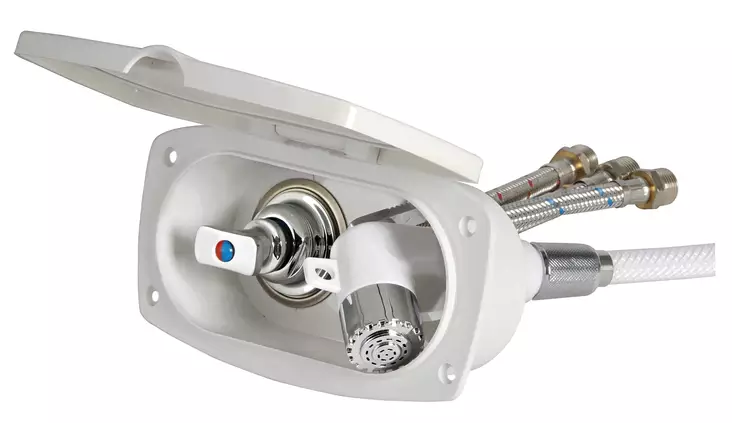 Suihkuboxi 2.5m valk. - Veneen LVI - D123852 - 1