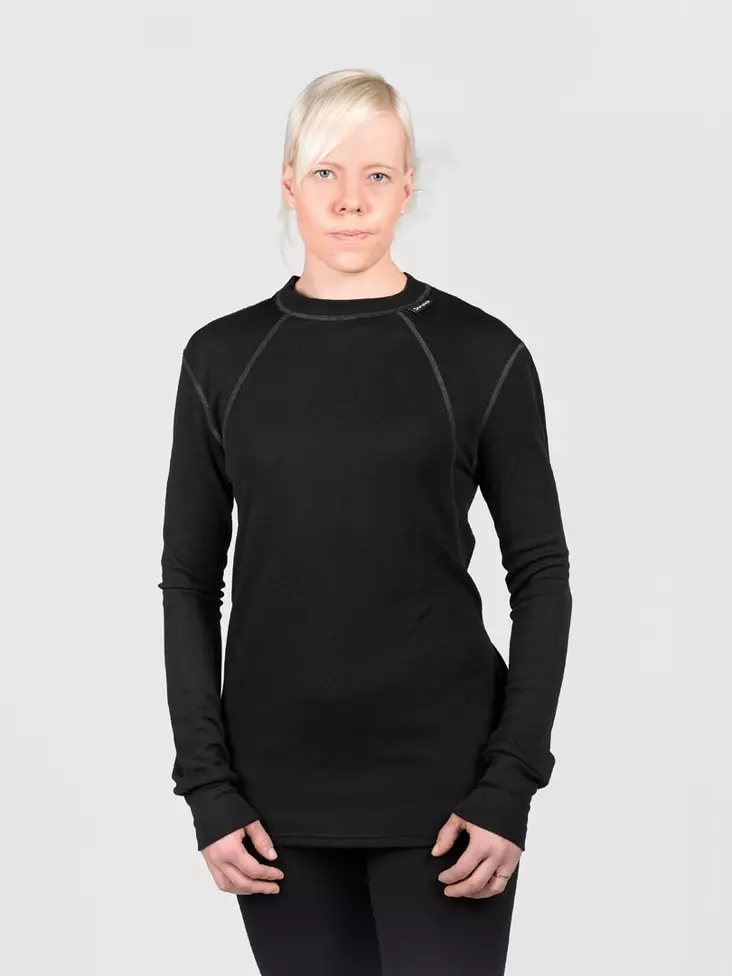 SVALA Paita Merino Extreme O-Neck unisex musta - Muut moottoripyörävaatteet/tarvikkeet - D247422 - 1