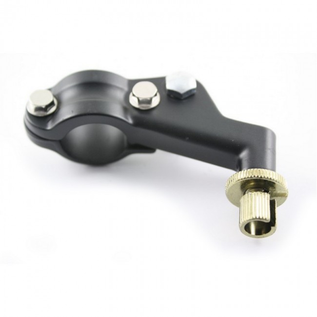 TMV Clutch Lever Bracket Forged KX125/250 ..-04 Black - Moottoripyörän vivut ja vivunrungot - D239832 - 1
