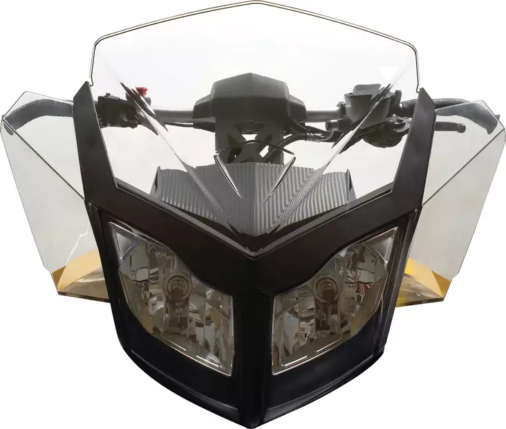 TUULILASI 375 XP/REX TÄYD. (SIS. SIVULASIT) - Moottorikelkan tuulilasit - 62482 - 1