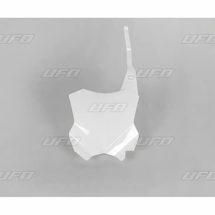 UFO Etunumerokilpi KX250F 17- KX450F 16- Valkoinen 047 - Moottoripyörän numerokilvet - D220352 - 1