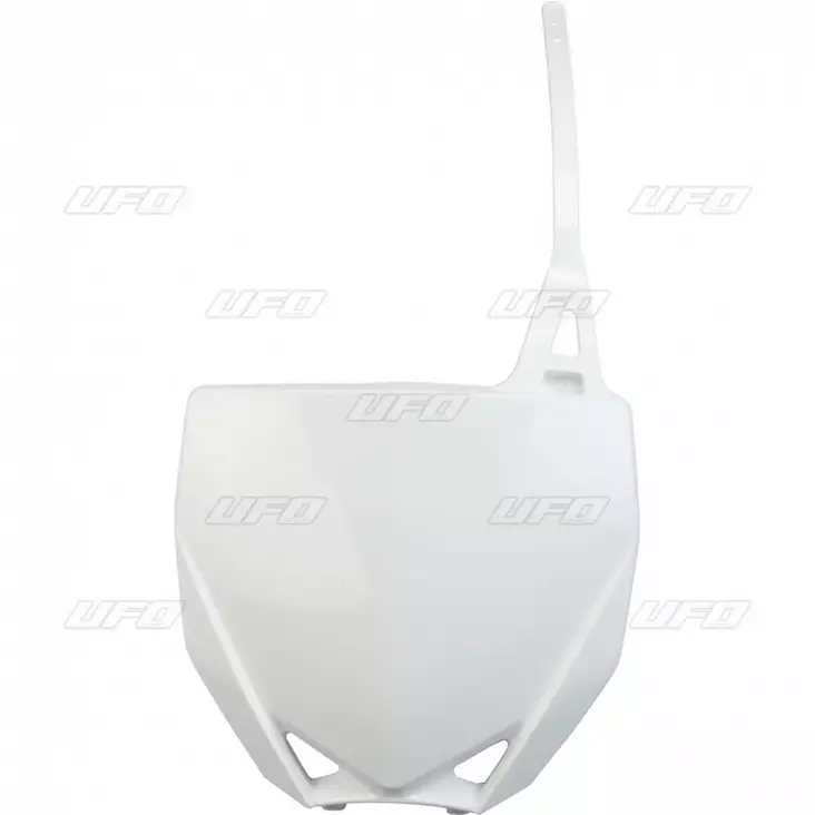 UFO Etunumerokilpi YZ65 19-.. YZ85 15-. Valkoinen 046 - Moottoripyörän numerokilvet - D269032 - 1