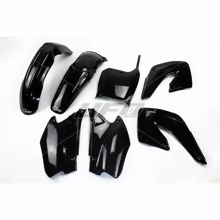 UFO Muovisarja 5-osainen Musta CR 125/250 00-01 - Moottoripyörän muovisarjat - D220072 - 1