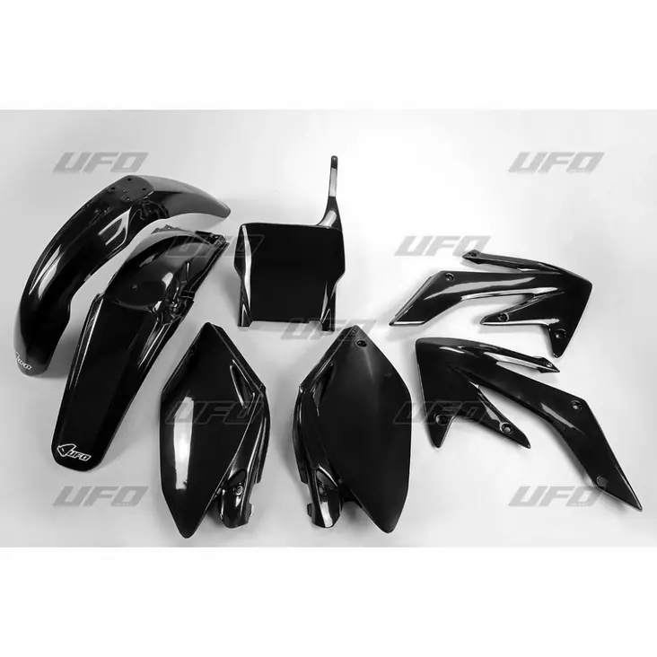 UFO Muovisarja 5-osainen Musta CRF250 04-05 - Moottoripyörän muovisarjat - D220082 - 1