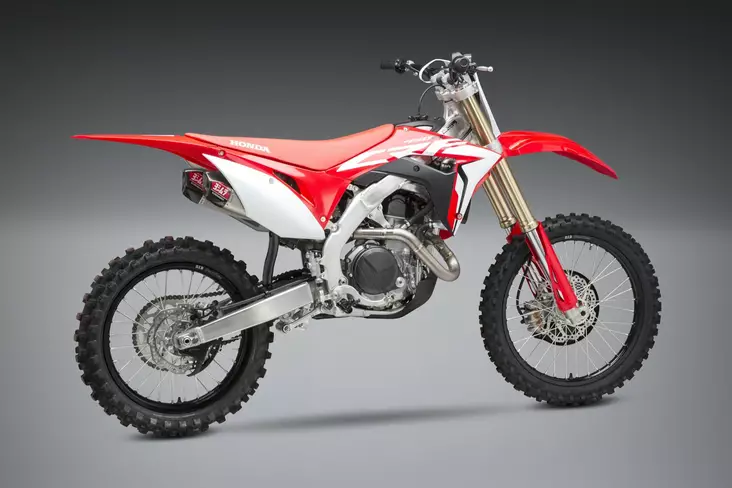 Yoshimura Full System Honda Crf450R/Rx 2017-20 Signature Rs-9T Fs Ti-Ti-Cf - Moottoripyörän pakoputkistot - D334392 - 1