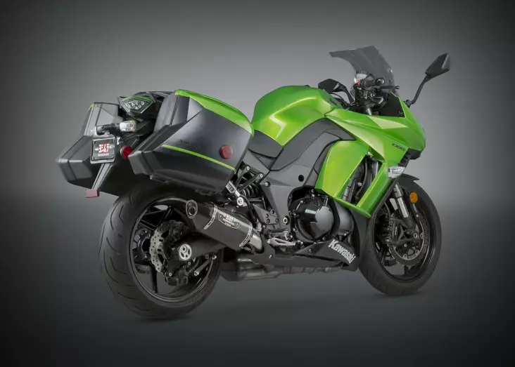 Yoshimura Slip-On Kawasaki Ninja 1000 2014-16 Signature R-77 So Ss-Cf-Cf Dual - Moottoripyörän äänenvaimentimet - D334272 - 1