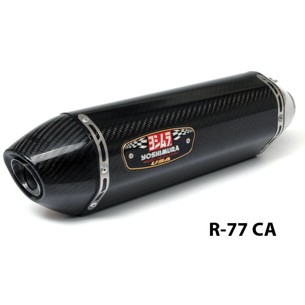 Yoshimura Slip-On Suzuki Gsxr1000 07- R-77/So/Carb/Single - Moottoripyörän äänenvaimentimet - D75812 - 1