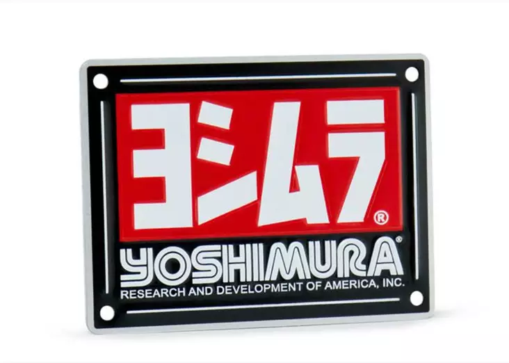 Yoshimura YOSHIMURA MUFFLER NAME BADGE RS-9 - Moottoripyörän äänenvaimentimen varaosat - D417762 - 1