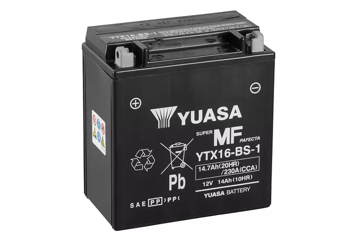 Yuasa akku YTX16-BS-1 (cp) Happopatruuna mukana (3) - Akut - D27872 - 1