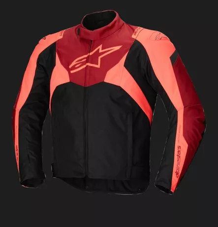 Alpinestars Ajotakki T-Jaws v4 Vedenpitävä Musta/Punainen/Punainen Fluo - Kalvolliset moottoripyörätakit - D496903 - 1