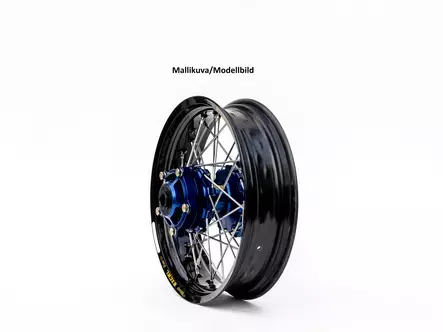 Haan wheel RMZ250 07-14 /450 05-14 17-5,00 BLUE/BLACK - Moottoripyörän täydelliset vanteet - D163233 - 1