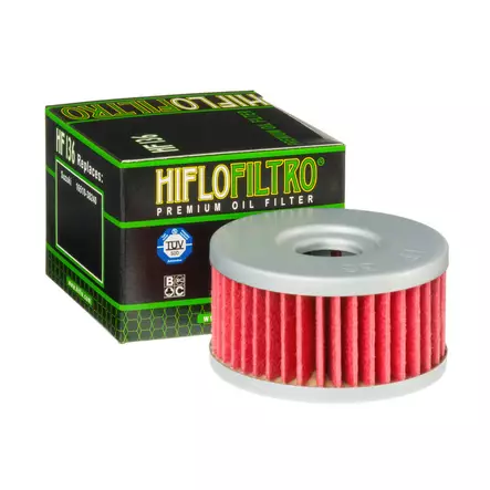 HiFlo öljynsuodatin HF136 - Moottoripyörän öljynsuodattimet - D58273 - 1