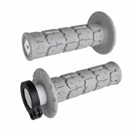 ODI ROGUE Off-Road Lock-On Grip Set Grey / Soft Compound - Moottoripyörän kahvakumit - D509903 - 1