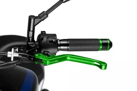 Puig Unfoldable Clutch Lever 3.0. C/Green Selector C/Bl - Moottoripyörän vivut ja vivunrungot - D358593 - 1