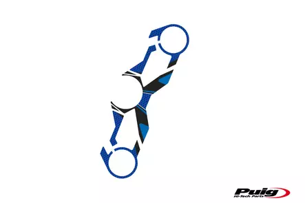 Puig Yoke Protector Kawasaki Ninja 250Sl 15-16' C/Blue - Moottoripyörän kaatumatapit - D301423 - 1