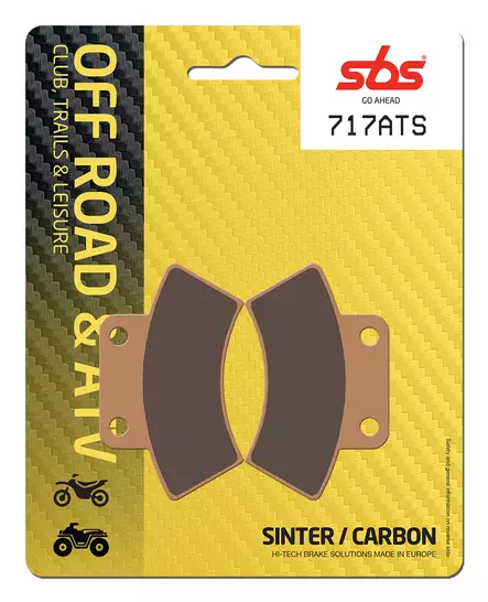 Sbs Jarrupalat Sintered Atv - Moottoripyörän jarrupalat - D53173 - 1