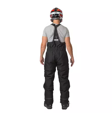 Snowpeople BamBib Touring housut musta - Kelkkailu ajohousut - D189763 - 1