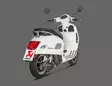 Akrapovic Slip-On Line (SS) GTS125/150 I.E Super 2021- - Moottoripyörän äänenvaimentimet - D417143 - 2