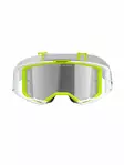Alpinestars Ajolasit Vision 8 WORDMARK Valkoinen/Keltainen Fluo Hopea peili - Offroad ajolasit - D500283 - 2