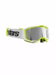 Alpinestars Ajolasit Vision 8 WORDMARK Valkoinen/Keltainen Fluo Hopea peili - Offroad ajolasit - D500283 - 3
