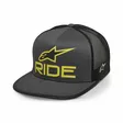 Alpinestars Ride 4.0 Trucker Hat Gray/Black/Lime - Pipot & lippikset - D523293 - 1