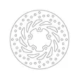 Brembo Serie Oro jarrulevy - Moottoripyörän jarrulevyt - D122843 - 1