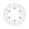 Brembo Serie Oro jarrulevy - Moottoripyörän jarrulevyt - D122853 - 1