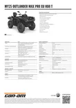 CAN-AM 25 Outlander MAX PRO XU T HD8 Granite Grey T3b - 60 km/h - Can-Am ATV 2025 - 136983 - 8