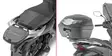 GIVI REAR RACK MONOLOCK HONDA SH 350 (2021) - Moottoripyörän laukkujen kiinnityssarjat - D410453 - 1