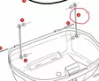 Givi Stop bag opening yarn 2 pcs. - Moottoripyörän laukkujen tarvikkeet - D120863 - 1