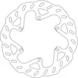 GOLDFREN jarrulevy Taka RM125/250 99-08 - Moottoripyörän jarrulevyt - D309493 - 1