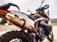 GPR Ktm Adventure 890 L 2021/2022 e5 EC-Approv. slip-on exhaust Deeptone Inox - Moottoripyörän äänenvaimentimet - D426903 - 5