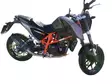 GPR Ktm Duke 690 2012/16 e3 EC-Approv. slip-on exhaust Furore Evo4 Nero - Moottoripyörän äänenvaimentimet - D426583 - 4