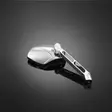 Highway Hawk peili (2 PC) MIRROR SET V-DESIGN FULL CHROME - Moottoripyörän peilit - D173433 - 1