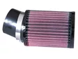 K&N Universal Clamp-On Air Filter 2-7/16"20 Deg Flg 3-3/4"Od 5"H - Moottoripyörän ilmansuodattimet - D540763 - 1