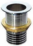 Läpivienti pohjatulpalle 42mm kromattu messinki - Läpiviennit - D241513 - 1