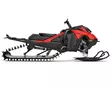 Lynx 27 Shredder Core 3900 600RR E-Tec ES 64mm Viper Red / Black - Lynx Syvä lumi 2027 - 144363 - 2