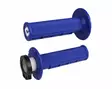 ODI Half-Waffle MX Lock-On Grip Set Blue - Moottoripyörän kahvakumit - D509893 - 1