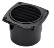 Osculati ABS hose vent w/collar black 92 x 92 mm - Veneen LVI - D201273 - 1