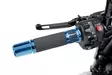 Puig Grips By Pair Puig Hi-Tech Racing Alu 123Mm C/Blue - Moottoripyörän kahvakumit - D301373 - 1