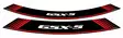 Puig Kit 8 Rim Strips Gsxs C/Red - Moottoripyörän vanneteipit - D302573 - 1