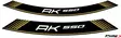 Puig Kit 8 Rim Strips Kymco Ak550 C/Gold - Moottoripyörän vanneteipit - D302853 - 1