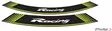 Puig Kit 8 Rim Strips Racing C/Green - Moottoripyörän vanneteipit - D298683 - 1