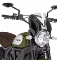 Puig Windshield Retrovision Scrambler 15-18 Black/Cl - Moottoripyörän tuulisuojat - D301083 - 1