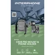 Interphone Quiklox crab + handlebar mount - Moottoripyörän matkapuhelintarvikkeet - D527373 - 2