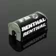 Renthal Fatbar36 Pehmuste Musta/Silver/Valkoinen - Moottoripyörän ohjaustangon pehmusteet - D446353 - 1